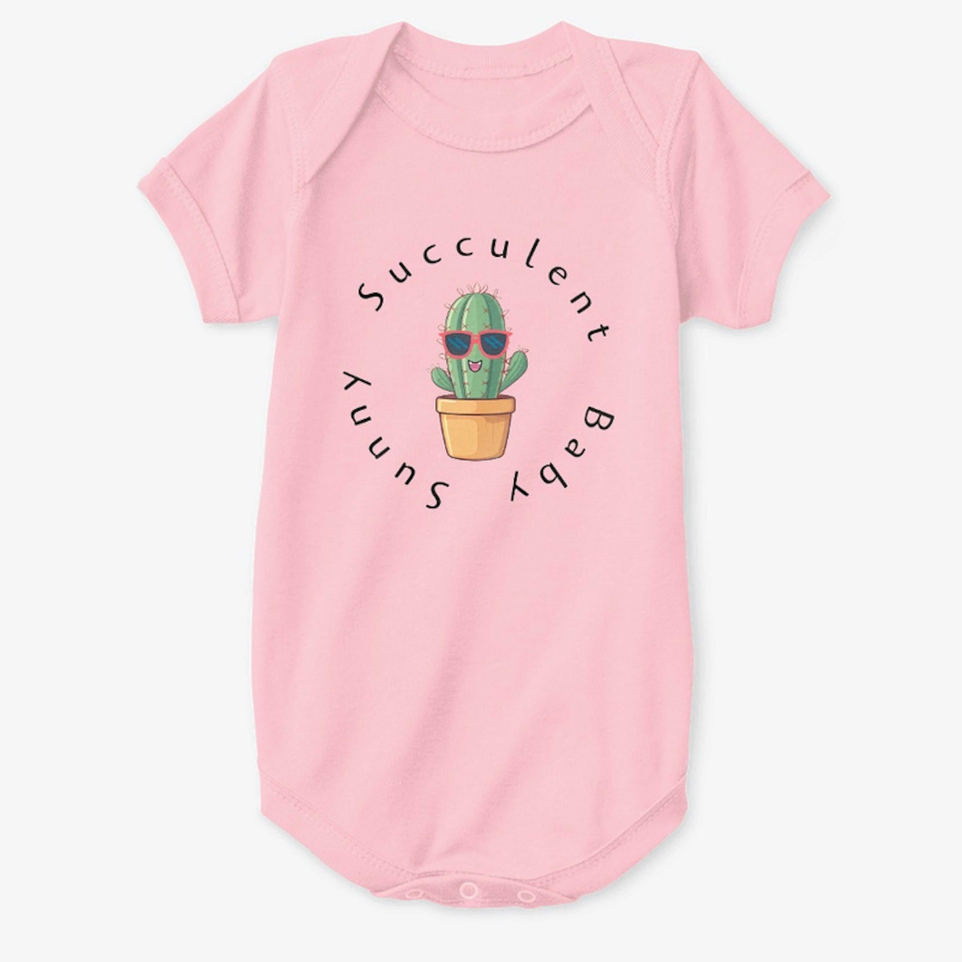 Sunny Succulent Baby premium onesie