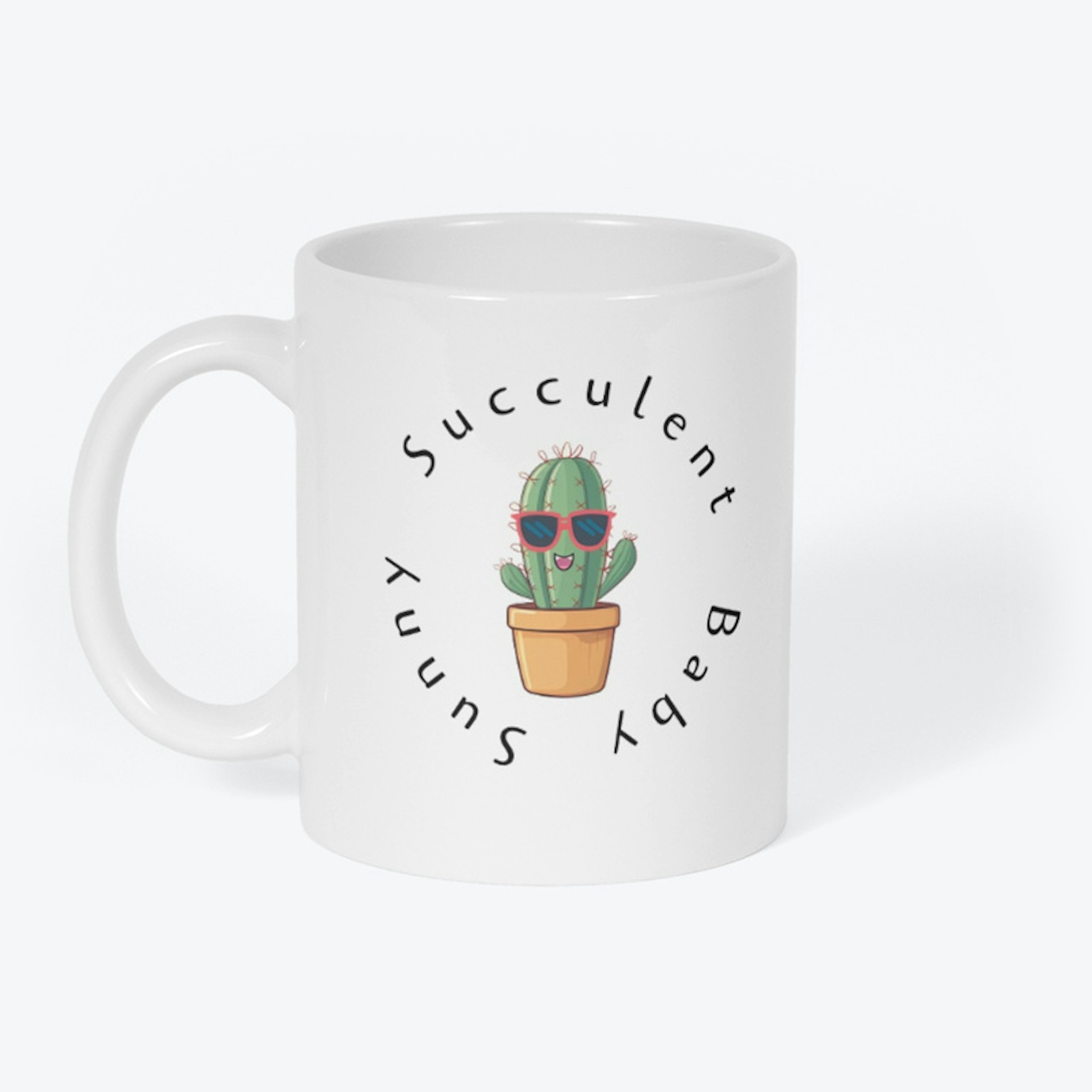 Sunny Succulent Baby Mug